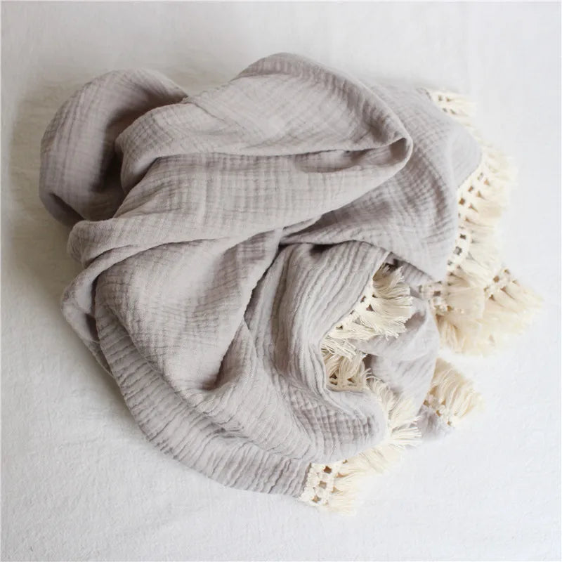 Cotton Muslin Swaddle Blanket