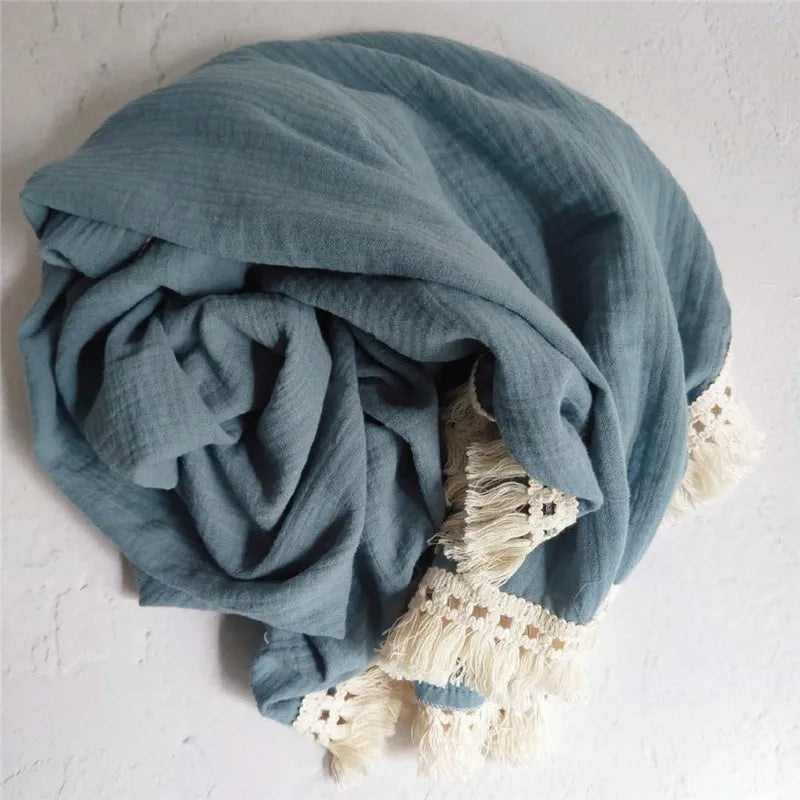 Cotton Muslin Swaddle Blanket