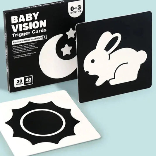 Montessori High Contrast Baby Visual Stimulation Cards