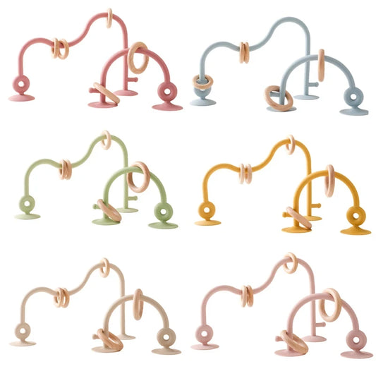 Montessori Silicone & Wooden Toy