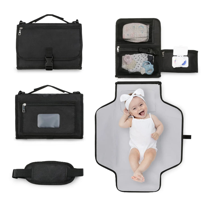 3-in-1 Portable Waterproof Baby Changing Pad