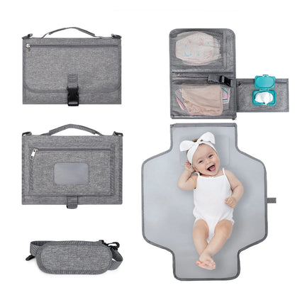 3-in-1 Portable Waterproof Baby Changing Pad