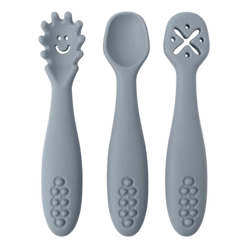 3PCS Silicone Baby Utensils Set