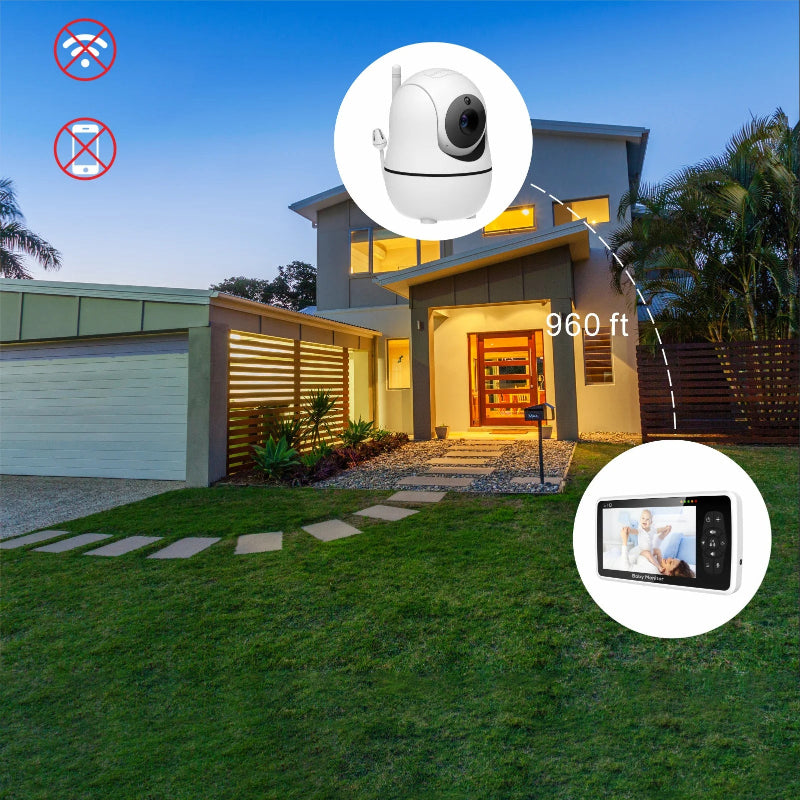 Baby Monitor Pro with Camera and Audio