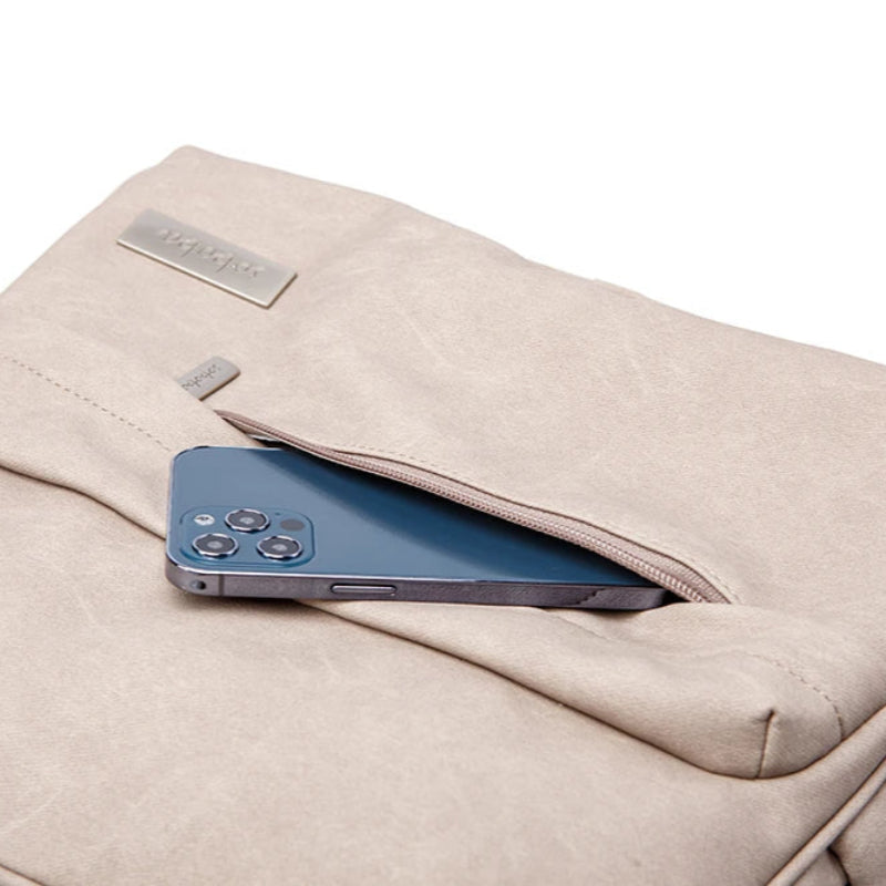 Beige Diaper Waterproof Backpack for Baby Care