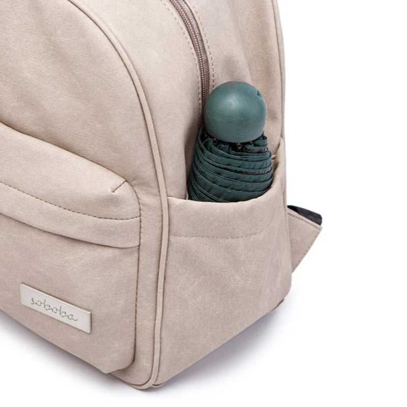 Beige Diaper Waterproof Backpack for Baby Care