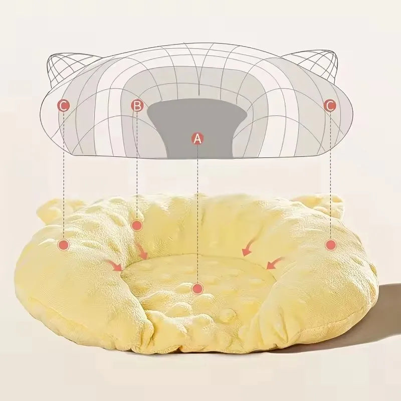 Cozy U-Shaped Flat Head Baby Sleep Pillow
