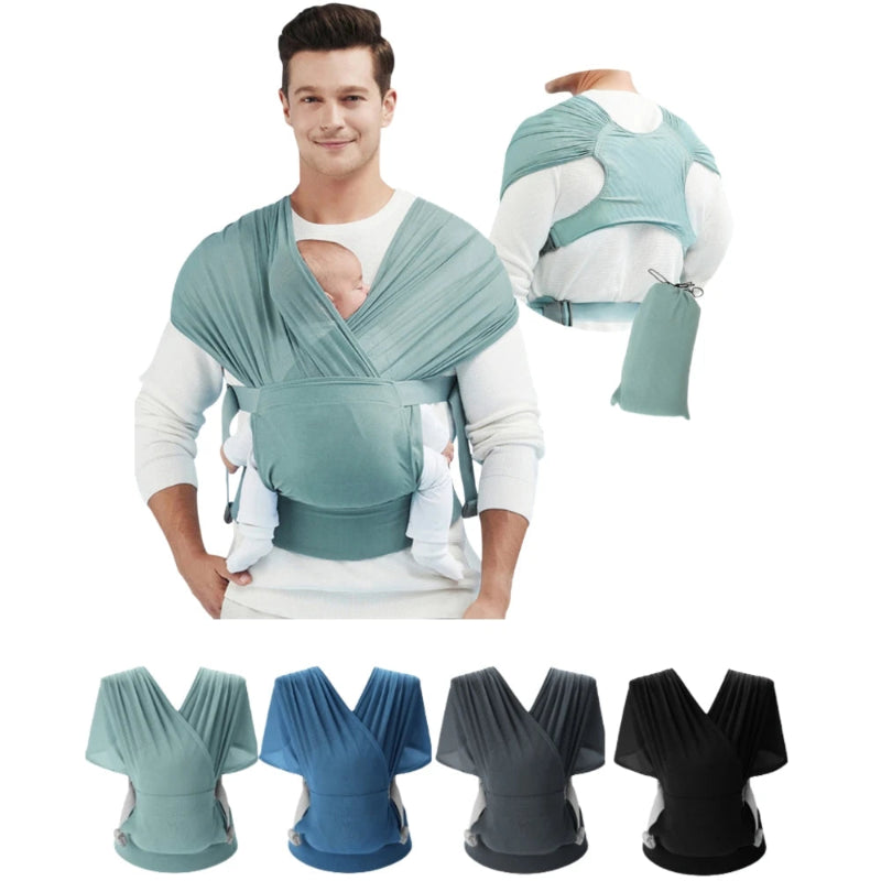Ergonomic Baby Carrier Wrap with Hip Support