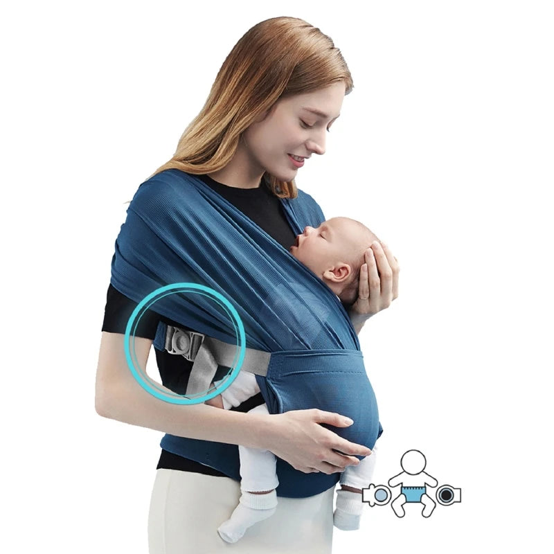 Ergonomic Baby Carrier Wrap with Hip Support