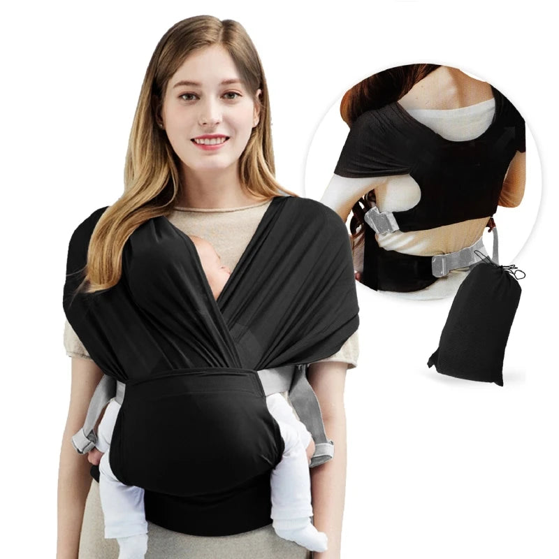 Ergonomic Baby Carrier Wrap with Hip Support