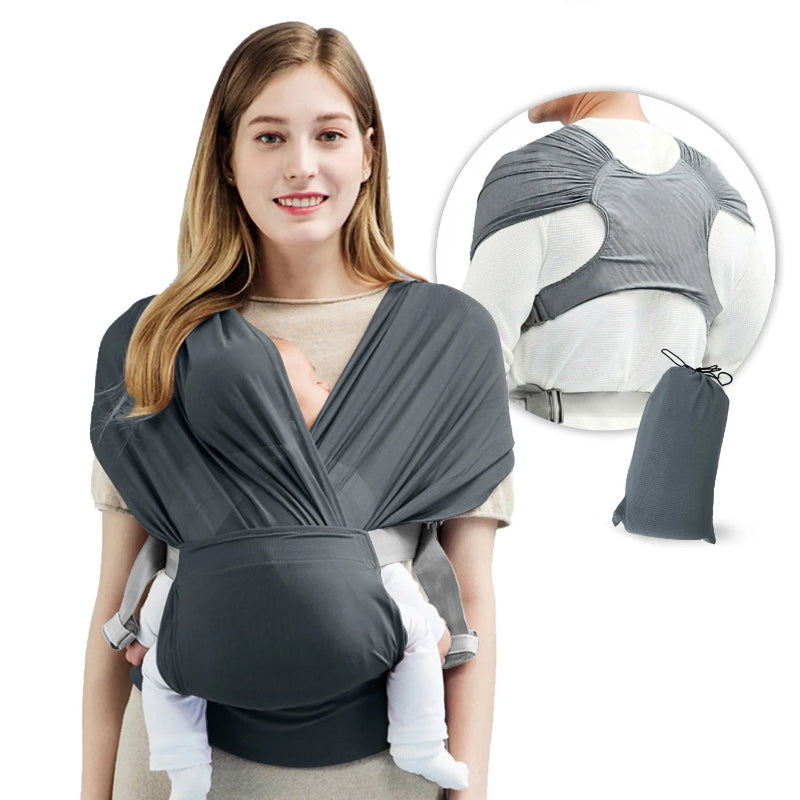 Ergonomic Baby Carrier Wrap with Hip Support