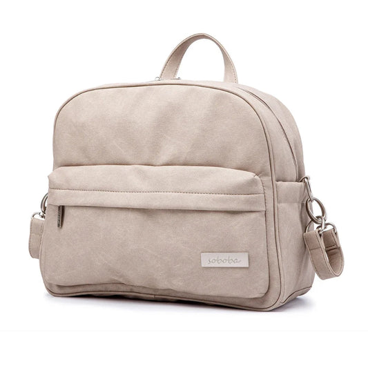 Light_Gray Diaper Waterproof Backpack for Baby Care