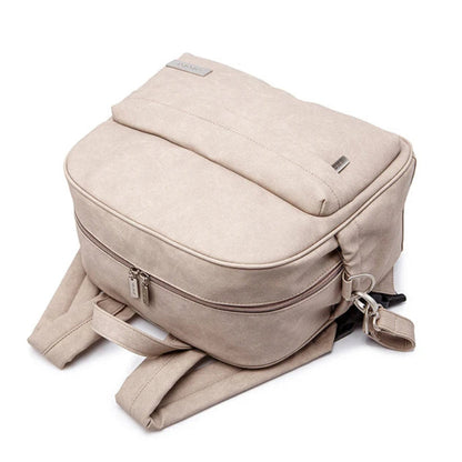 Light Gray Diaper Waterproof Backpack for Baby Care