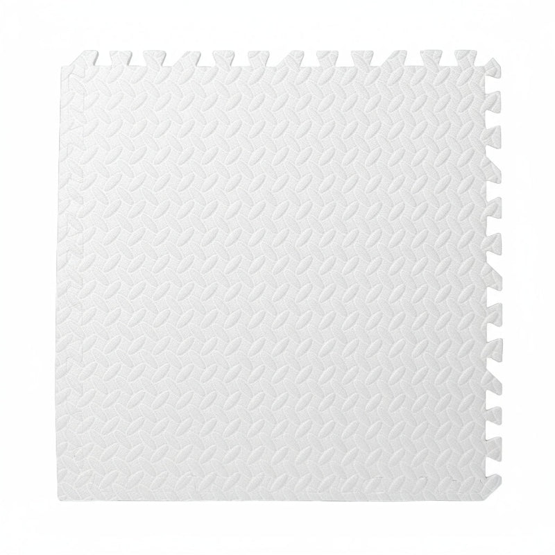 White textured mat with 'Leaves White' label on a white background