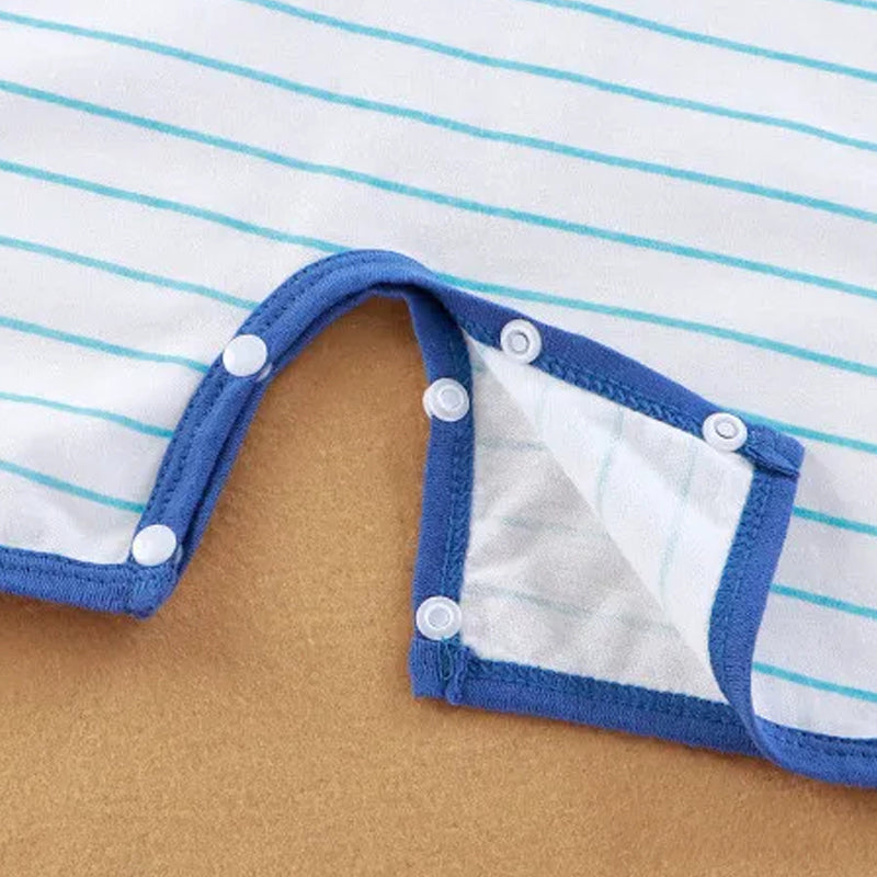 Striped Cotton Baby Romper